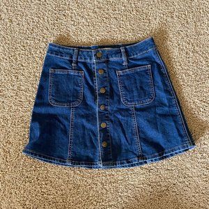Altard State Denim Mini Skirt